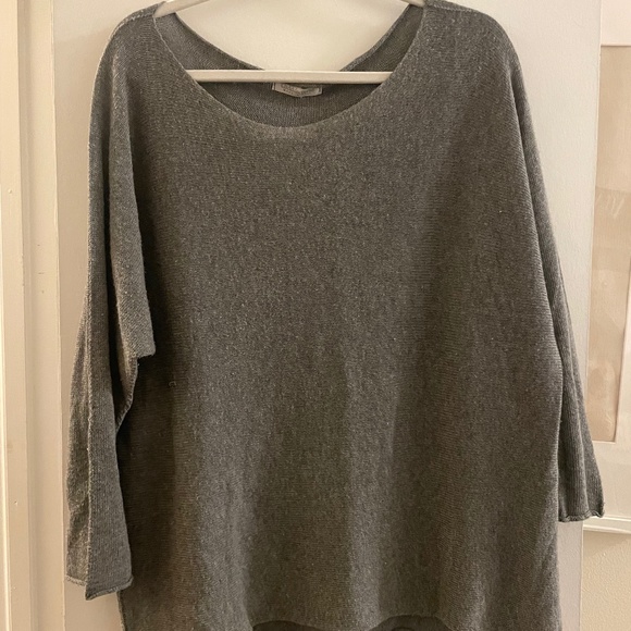 Cobbelstone Oversize Grey Sweater, OneSize - Picture 1 of 4